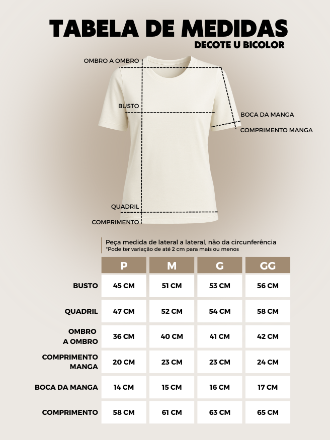 Tabela de Medidas
