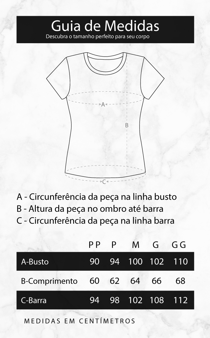 Tabela de Medidas