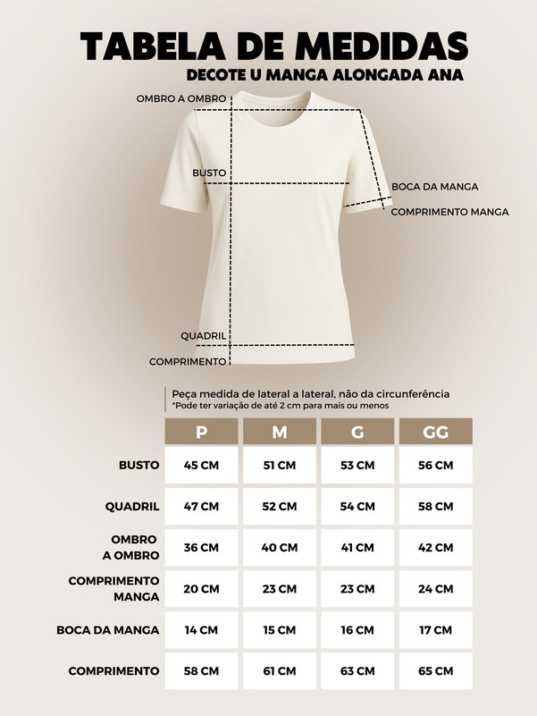 Tabela de Medidas